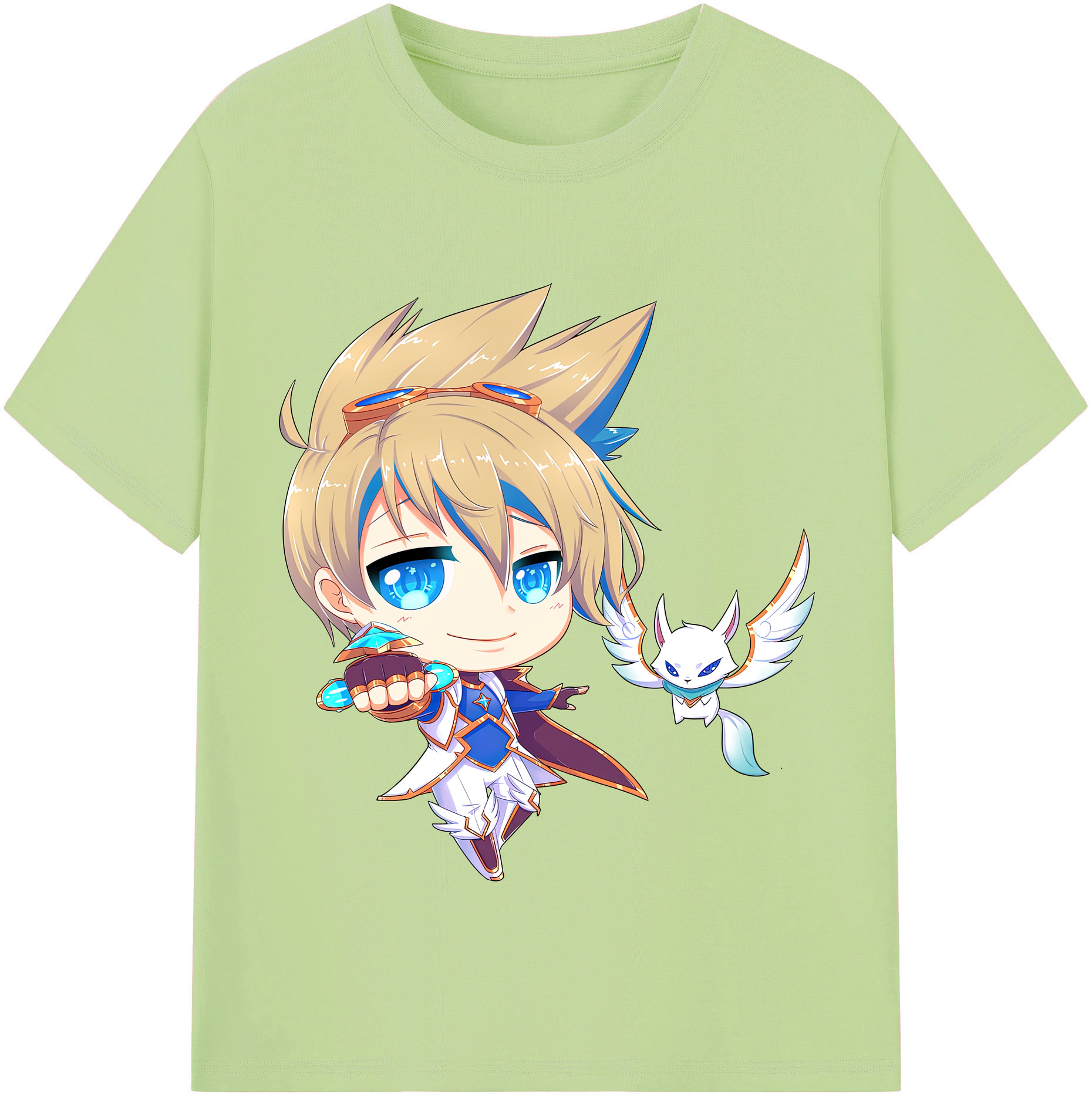 リーグ・オブ・レジェンド League of Legends LOL 綿100％半袖Tシャツ（フロントプリント）